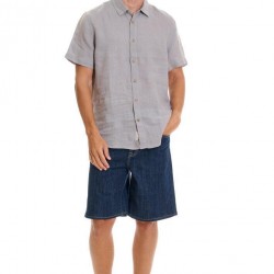ΠΟΥΚΑΜΙΣΟ ΛΙΝΟ FUNKY BUDDHA FBM013-002-05 (GREY)