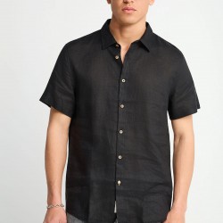 ΠΟΥΚΑΜΙΣΟ ΛΙΝΟ FUNKY BUDDHA FBM013-002-05 (ΜΑΥΡΟ)