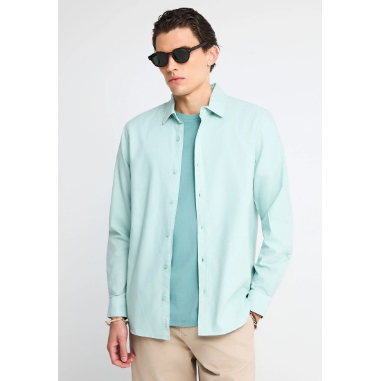 ΠΟΥΚΑΜΙΣΟ FUNKY BUDDHA FBM013-051-05 (CLOUD BLUE)