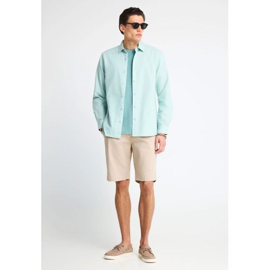 ΠΟΥΚΑΜΙΣΟ FUNKY BUDDHA FBM013-051-05 (CLOUD BLUE)