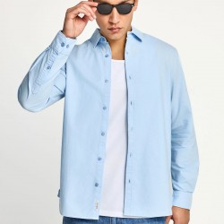 ΠΟΥΚΑΜΙΣΟ FUNKY BUDDHA FBM013-051-05 (LT BLUE)