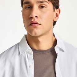 ΠΟΥΚΑΜΙΣΟ FUNKY BUDDHA FBM013-051-05 (ΑΣΠΡΟ)