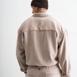 ΠΟΥΚΑΜΙΣΟ (OVERSHIRT) STEFAN 9022FW26 (ΜΠΕΖ)