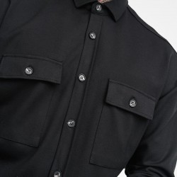 ΠΟΥΚΑΜΙΣΟ (OVERSHIRT) STEFAN 9040FW25 (ΜΑΥΡΟ)