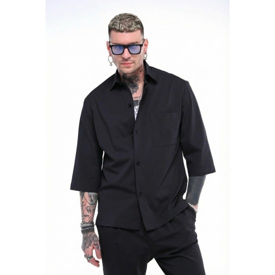 ΠΟΥΚΑΜΙΣΟ STEFAN 9510SS26 (ΜΑΥΡΟ)