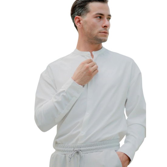 ΠΟΥΚΑΜΙΣΟ TENZO 1072 (ΑΣΠΡΟ)