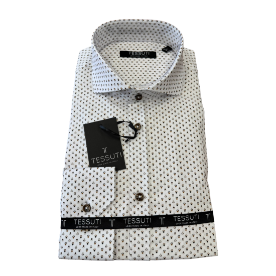 ΠΟΥΚΑΜΙΣΟ TESSUTI 8258199 (ΑΣΠΡΟ)