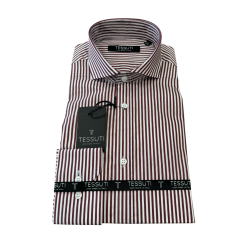 ΠΟΥΚΑΜΙΣΟ TESSUTI 82582179 (ΑΣΠΡΟ-ΜΠΟΡΝΤΟ)