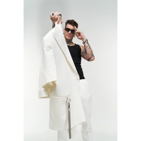 ΣΑΚΑΚΙ BLAZER STEFAN 1007SS25 (ΑΣΠΡΟ)