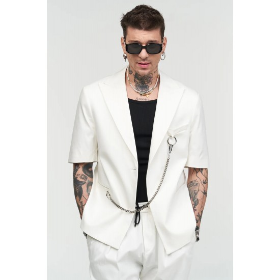 ΣΑΚΑΚΙ BLAZER STEFAN 1007SS25 (ΑΣΠΡΟ)